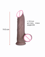 Énormes Godemichés en Silicone Souple Couleur Chair pour Femmes