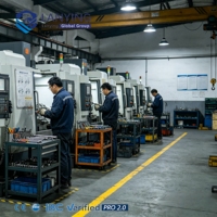 Planta de Fabricación de Estructuras de Acero Prefabricadas de Diseño Personalizado, Solución de Fábrica con Taller de Gran Envergadura y Diseño Flexible