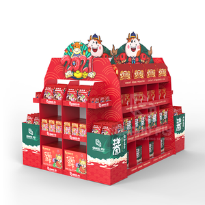 Offre Spéciale carton Affichage Chevalet Merchandising Personnalisé POP Présentoir Promotionnel Grand Plancher de Carton Présentoir Plateau - Product Image 3