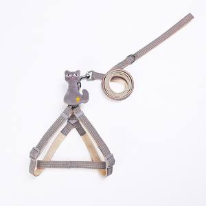 사용자 정의 경량 개 하네스 통기성 유행 부드러운 패딩 공기 층 칼라 조정 가능한 고무 가죽 끈 가방 애완 동물 안전 장비 - Product Image 4