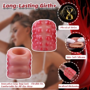 <b>Thick</b> Cock Beast Knot Penis Sleeve Fantasy Dragon Penis Texture Cock <b>Ring</b> Delay Ejaculation Lock Knot Couple Sex Toys Wholesale - Product Image 3
