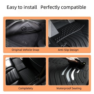 Les tapis de sol en TPE sont imperméables, résistants à l'usure et respectueux de l'environnement pour l'Amérique du Nord. Convient pour <span class=keywords><strong>Volvo</strong></span> XC90 - Product Image 3