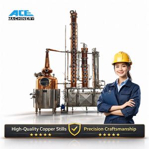 Ace Commercial Rum Distiller & Alambic Pot Still for Industrial Brewery | High-Yield Alcohols Distiller - Product Image 5