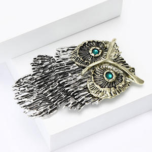 Yeni Seks Yaratıcı Ağır Sanayi Kolye Baykuş Broş Hem Erkekler Hem de Kadınlar için High-<span class=keywords><strong>end</strong></span> Ziyafet Atmosferi Hediye Takı - Product Image 3