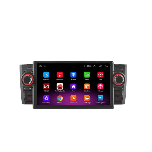 Phổ đa chức năng Độ phân giải 7 inch 1 DIN màn hình cảm ứng Android đài phát thanh xe với Bluetooth