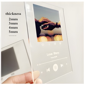 <span class=keywords><strong>Dessin</strong></span> animé <span class=keywords><strong>Anime</strong></span> Style musique Photo Plaque acrylique Album décoration A4 taille UV impression acrylique signe conseil pour ornements de bureau - Product Image 4