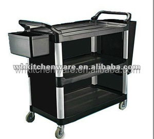 Carrito de servicio de comida de restaurante plegable de calidad y buen precio con rueda - Product Image 4