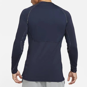 Camiseta Deportiva para Hombre, Absorbente de Humedad, para Correr, Baloncesto, Secado Rápido, Transpirable, Ajustada, <span class=keywords><strong>Manga</strong></span> <span class=keywords><strong>Larga</strong></span>, <span class=keywords><strong>Cuello</strong></span> <span class=keywords><strong>Redondo</strong></span> - Product Image 4