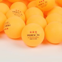 Pelotas de Tenis de Mesa HUIESON 3 Estrellas, 50/100 Unidades, ABS 40+, Material Nuevo, Duraderas, para Entrenamiento Diario