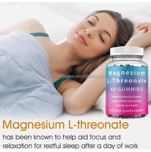 Marque privée Magnésium l Thréonate Vitamine Suppléments de sommeil Gommes de L-thréonate de magnésium en vrac - Product Image 3
