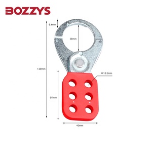 Hàm đường kính 38mm Loto <span class=keywords><strong>Hasp</strong></span> khóa thiết bị với ép phun vinyl bọc xử lý giữ OP đến 6 padlocks - Product Image 2