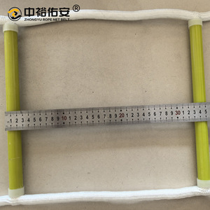 บันไดเชือกเรซิ่น Zhongyu Youan 3 ขั้น รับน้ำหนักได้ 300 กก. บันไดหนีไฟแบบพกพาสำหรับงานก่อสร้างที่สูง - Product Image 1