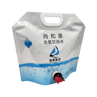Pochette à bec imprimée personnalisée Doypack 100ml 200ml 250ml recharge de liquide de soupe de lavage sac de boisson d'eau