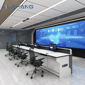 Consola de escritorio de sala de Control Industrial moderna, consola de monitoreo de centro de comando escolar, gran oferta, muebles de oficina, Metal moderno - Product Image 4