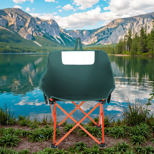 أفضل كرسي معدني محمول خارجي قابل للطي للصيد في الحديقة والشاطئ والتخييم أثاث شخصي على الطراز الحديث لحدائق الفنادق - Product Image 2