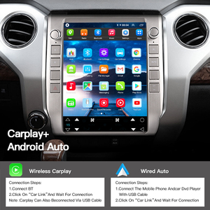 Autoradio HFMidia 12,1 pouces avec écran vertical, lecteur multimédia vidéo, Bluetooth, CarPlay sans fil pour Toyota Tundra 2015-2020 - Product Image 4