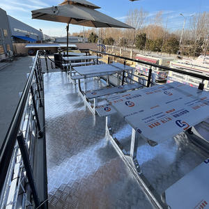 Remorques mobiles de nourriture de restaurant de conteneur avec le lieu de repos pour des clients - Product Image 6