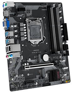 JGINYUE H97 M-ATX LGA 1150 Motherboard Intel I3 I5 I7 E3 CPU <strong>DDR3</strong> 1600MHz 16GB M.2 NVME SATA USB <strong>3</strong>.0 VGA DVI H97M-VH PLUS - Product Image 3