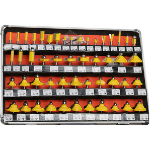 50 pcs thiết lập Shank gỗ Router bit thiết lập ogee cove chế biến gỗ End bit công cụ cắt gỗ thiết lập với tungsten carbide cơ thể bộ định tuyến bit - Product Image 2