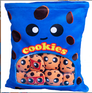 Plüschtiere Puppe eine Tasche mit Keks spielzeug Gefüllte weiche Snack Kissen Plüsch leckeres Essen Spielzeug - Product Image 5