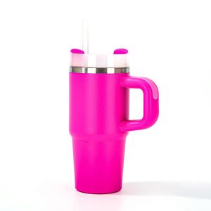 Vaso Infantil de Acero Inoxidable de 14 oz con Tapa y Pajita, Vaso Térmico Portátil con Aislamiento al Vacío - Product Image 5