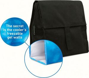 2024 Custom Logo Insulated <b>Lunch</b> <b>Bags</b> <b>Built</b> With Ecofreeze Technology, Foldable, Reusable - Product Image 4