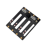 Backplane 4PIN NAS Chasis Accesorios Conectores SATA 4 Placas de interfaz de disco duro Placa de circuito