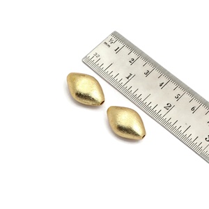 <b>Metal</b> Brass 15x22 mm Marquise Shape Gold Plated Brass <b>Metal</b> Craft Making Supplies Findings Components - Product Image 2