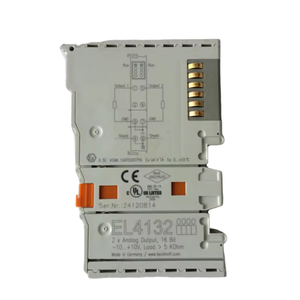 Terminal EtherCAT Beckhoff EL4132, sortie analogique 2 canaux, tension 10 V, 16 bits pour un contrôle précis de la tension - Product Image 1