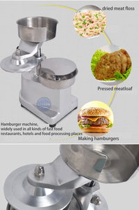 Prensa Manual Comercial 3 en 1 para Hamburguesas de 100/130/150 mm de Acero Inoxidable para Restaurantes, Cantinas y Tiendas de Comida Rápida - Product Image 4