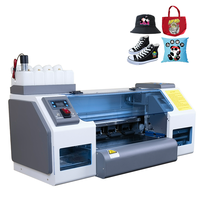 Mesin Printer DTF Digital A3 Hot 2025 Dual Head XP600 33cm dengan Mesin Penggoyang Bubuk untuk Transfer Pakaian Kaos Katun Cetak Flex