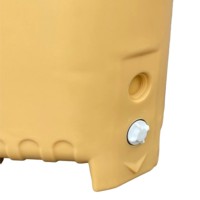 Conteneur isotherme pliable rotomoulé 660L, moderne, robuste, étanche, pour le transport de poisson et la pêche en mer