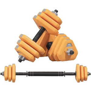 BunnyHi YL024工場供給調整可能20K/24KGジム重量挙げバーベルケトルベル40kgセメント製ダンベルセット - Product Image 2