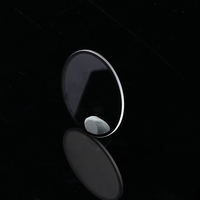 Couverture protectrice en verre saphir rond à double face avec revêtement antireflet personnalisé pour caméra industrielle