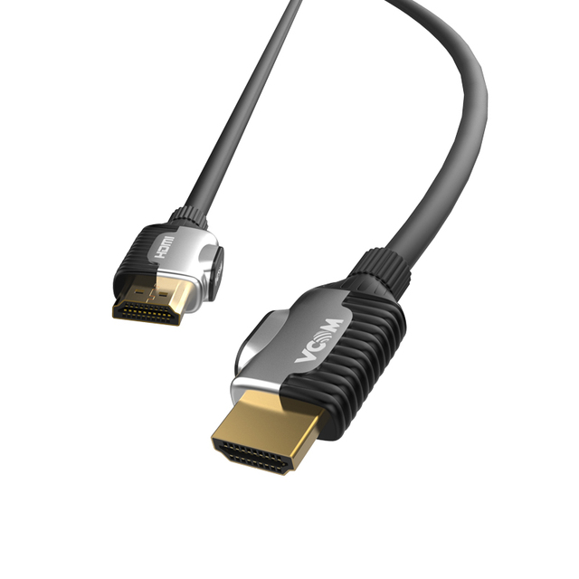 VCOM 8K 60Hz HDMI Cable Metal and Plastic Double Mold Injection Locking 48Gbps Multicore Audio Video Cable