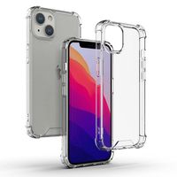 Coque antichoc transparente en acrylique anti-jaunissement 2-en-1 pour iPhone 17 Air 16 15 14 13 Pro Max 6 7 8 11 12 Mini XS XR – Étuis rigides