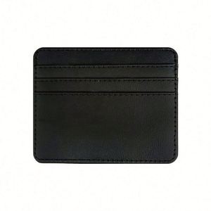 Portefeuille fin unisexe de qualité supérieure, logo personnalisé, cuir PU, organisateur multi-cartes avec porte-cartes pour une utilisation quotidienne professionnelle pour hommes et femmes - Product Image 5