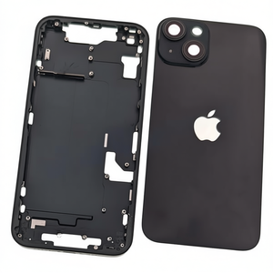 Carcasa Intermedia Negra con Cubierta Trasera para iPhone 14 - Product Image 2