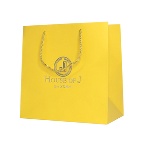 Venta al por mayor de ropa de impresión personalizada cosméticos zapatos papel de lino compras bolsas Premium con asa - Product Image 2