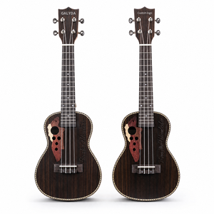 Ukulélé électrique 21/23 pouces en palissandre massif pour enfants, petite guitare, fabrication sur mesure et vente en gros - Product Image 6