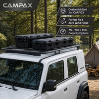 [CAMPAX] Kotak Atap Mobil ICAR V23 75/95/110L Tahan Air Lepas Cepat untuk SUV |   Dachbox
