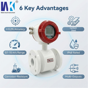 Medidor de Fluxo de Água Digital RS485 Preço Medidor de Vazão Eletromagnético - Product Image 2