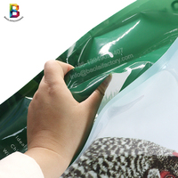 Sacs à provisions refermables anti-odeurs sur mesure avec poignée en plastique pour l'emballage de litière pour chat de 20 kg