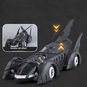 Grandi oggetti da collezione Art Batmobile modello in lega di decorazioni per la casa ideale per ragazzi regalo in lega giocattoli per auto da corsa - Product Image 2