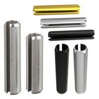 Goupille cylindrique élastique en acier inoxydable 304 pour applications de fixation et d'alignement