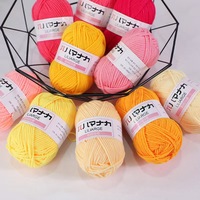 Ventes Directes Fabricant Laine Fantaisie 100% Acrylique Teinte Filée, Tricotée Main Quatre Brins Épaisseur Moyenne, pour Bébés et Coton Lait
