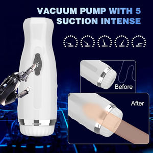 Pompe à pénis de poche, vibromasseur pour fellation, équipement de masturbation, vagin de poche souple et réaliste, masturbateurs automatiques, jouets sexuels - Product Image 4