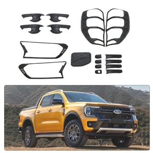 Accesorios para Automóviles al por Mayor, Juego Completo de Kits de Carrocería de Plástico ABS Negro para Ford Ranger 2019 - Product Image 3