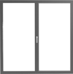 Precio al por mayor Aleación de aluminio Doble vidrio templado Ventanas francesas Seguridad Swing Louver Grill Window - Product Image 5