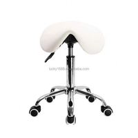 Tabouret de selle avec roues ergonomique pivotant roulant hauteur réglable chaise de selle pour clinique dentiste Spa Salon tatouage bureau à domicile